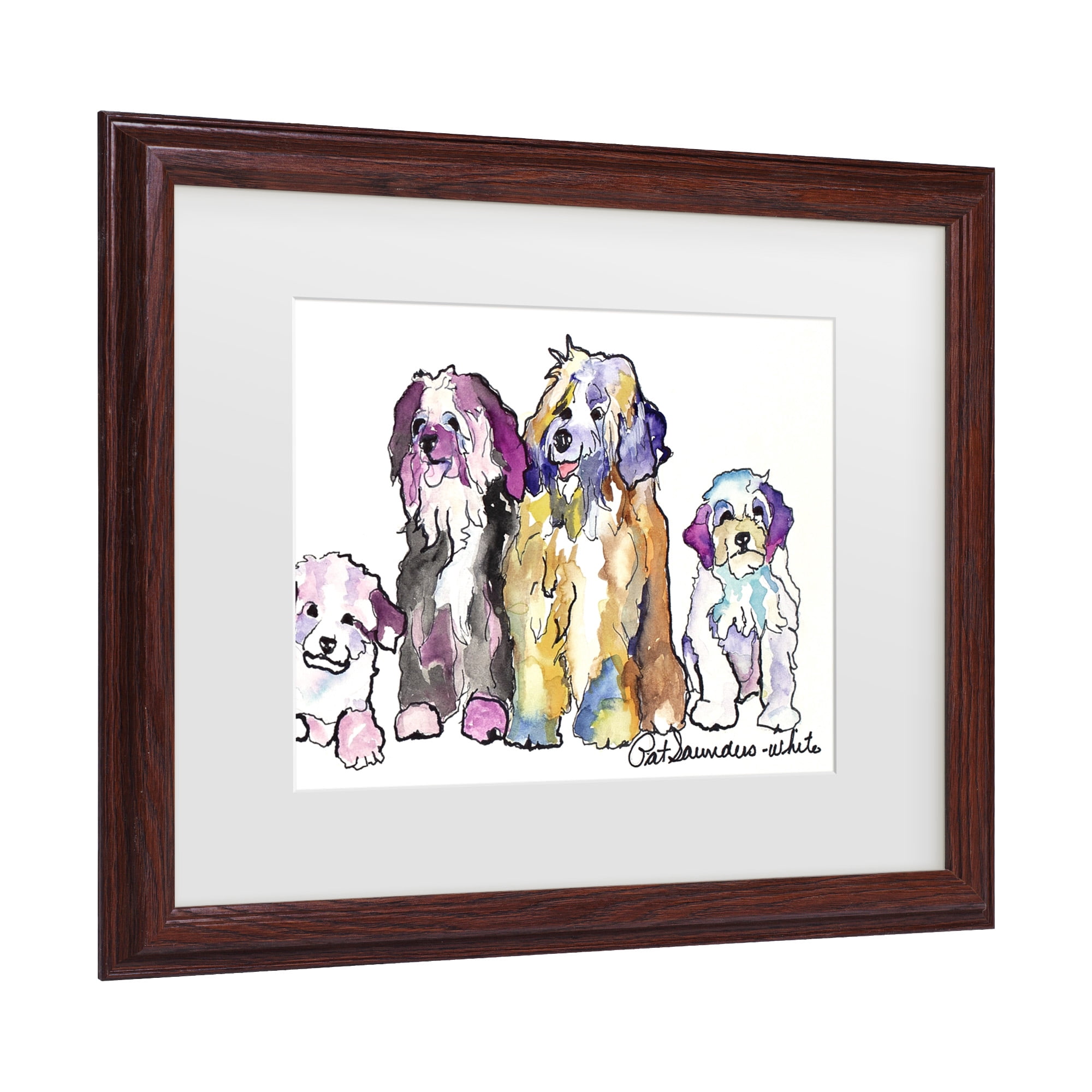 Trademark Fine Art 'The Gang' Canvas Art by Pat Saunders-White