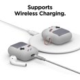 thumbnail image 4 of (Gris) Compatible con Apple AirPods 1 y Compatible con Apple AirPods 2, estuche con diseño de consola de juegos, estuche con mosquetón Rojo Verde, 4 of 5