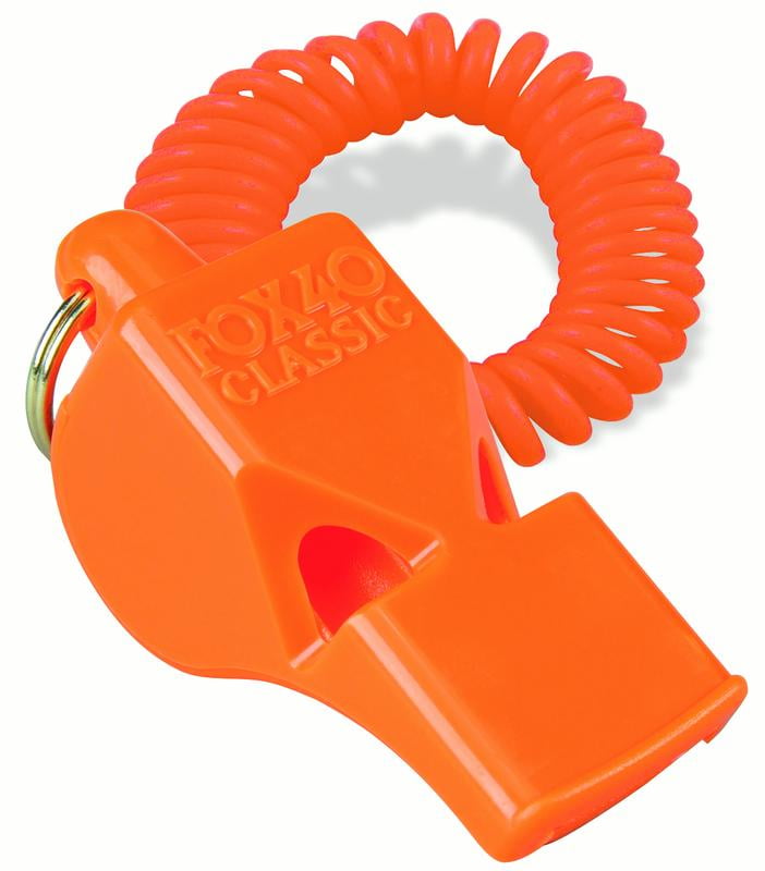 FOX40 CLASSIC PEALESS WHISTLE Orange #715664 - Walmart.com - Walmart.com