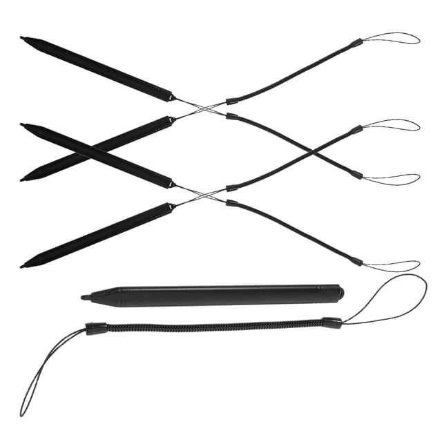ADDHAT 5Jgo Lápiz Táctil Con Cuerda Resorte Para Escritura Y Bocetos En Pantalla Resistiva Negro