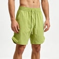 thumbnail image 4 of Wovilon Men's Quick Dry Running Shorts with Drawstring Waist and Pockets, Lightweight Breathable Athletic Gym Shorts for Summer Workout, Sports, and Daily Wear, 4 of 5