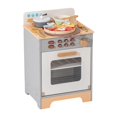 thumbnail image 3 of Juego de horno para niños, juego de horno de madera para niños, juego de simulación, juguetes de horno de madera, horno de juguete para el hogar, niño, 3 of 9