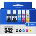 thumbnail image 1 of Botellas de recarga de tinta Topcolor 542 para ET-5850 ET-5150 ET-5170, 1 of 8