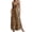 Brown, variant on Women's Floral Long Satin Slip Dress Nightgowns Sexy Lingerie Spaghetti Strap Maxi Dress Silky Gown V Neck Under Dress with Side Silt