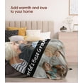 thumbnail image 6 of Custom Blanket with Photos Text Customized Picture Blankets, Personalized Throw Blanket for Kid Adult Mother Father Friend Lovers Pet, Custom Gifts for Halloween Christmas Valentines Birthday 40*50 In, 6 of 6