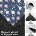 thumbnail image 3 of Dark Blue Ballerina Flower Pattern Kitchen Rugs Sets Of 3,Kitchen Runner Rugs Non Skid Washable,Decorative Kitchen Floor Mats for Kitchen,Sink,Laundry,17"x30"+ 17"x47" + 17"x59", 3 of 6