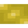 thumbnail image 1 of Ahgly Company Tapis d'Intérieur Lavables en Machine, Rectangle, Zone Jaune Transitionnel, 8' x 10', 1 of 7