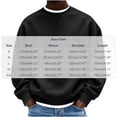 thumbnail image 7 of Mineart Men's Crewneck Sweatshirt Long Sleeve Fall Oversized Pullover Tops Loose Fit Athletic Comfy Basic Shirts, 7 of 7