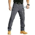 thumbnail image 2 of Tactical Pants Mens,Multi Pockets Stretch Waterproof Quick Dry Work Pants Gray S, 2 of 9