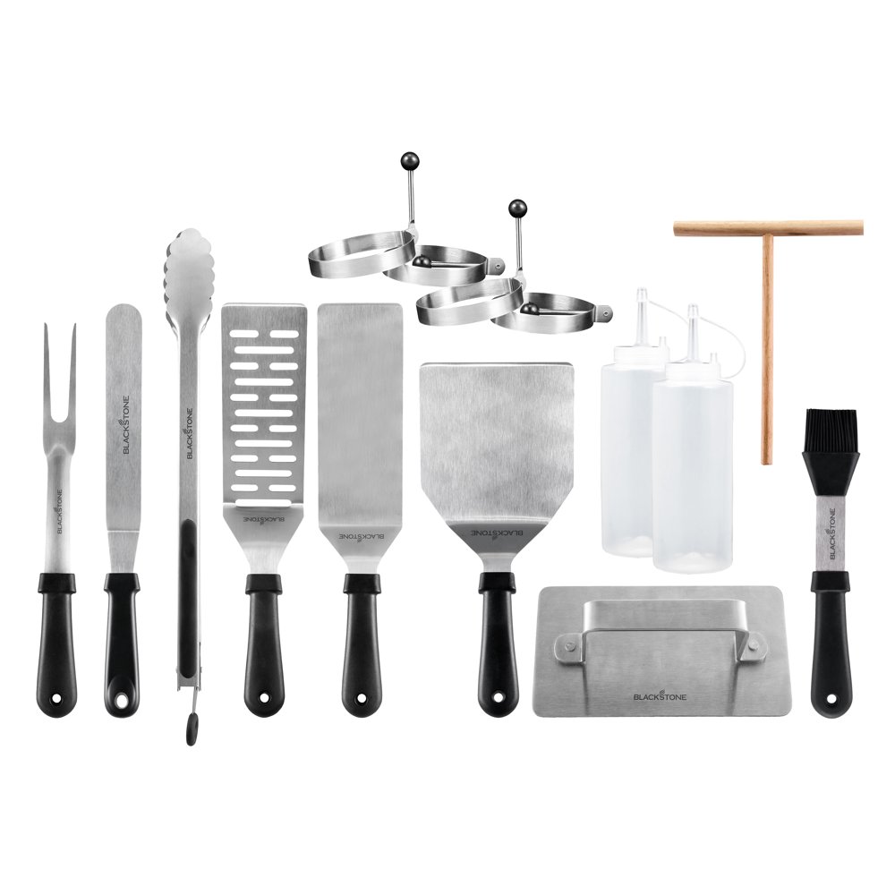 Blackstone 15 Piece Griddle Kit Made from HeavyGuage, Brushed