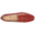 thumbnail image 5 of Sam Edelman Loraine Rose Stucco Leather Fashion Rounded Toe Slip On Wide Loafers (Rose Stucco, 6), 5 of 6