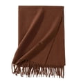 thumbnail image 3 of Ahabrexf Warm Scarfs for Women,Solid Color Soft Faux Fabric Shawl for All Seasons, 3 of 3