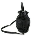 thumbnail image 3 of Premium Soft Vegan Leather Top Handle Bucket Bag Handbag Shoulder Crossbody, 3 of 3