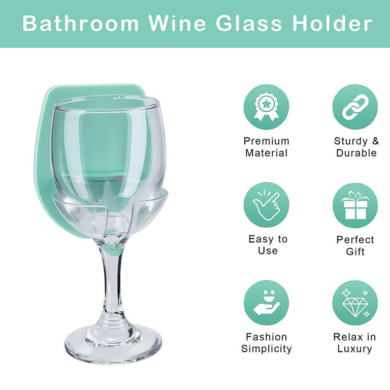 Tub Wine Glass Cup Holder, Shower And Cup Holder For Wine