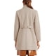 thumbnail image 3 of Abrigos de invierno Inspire Chic para mujer, abrigo de doble botonadura con cuello de pie, XL, beige, 3 of 6
