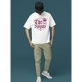 thumbnail image 2 of The Royals - Retro Gothic Crown Emoji Graphic Men's T-shirt, 2 of 4