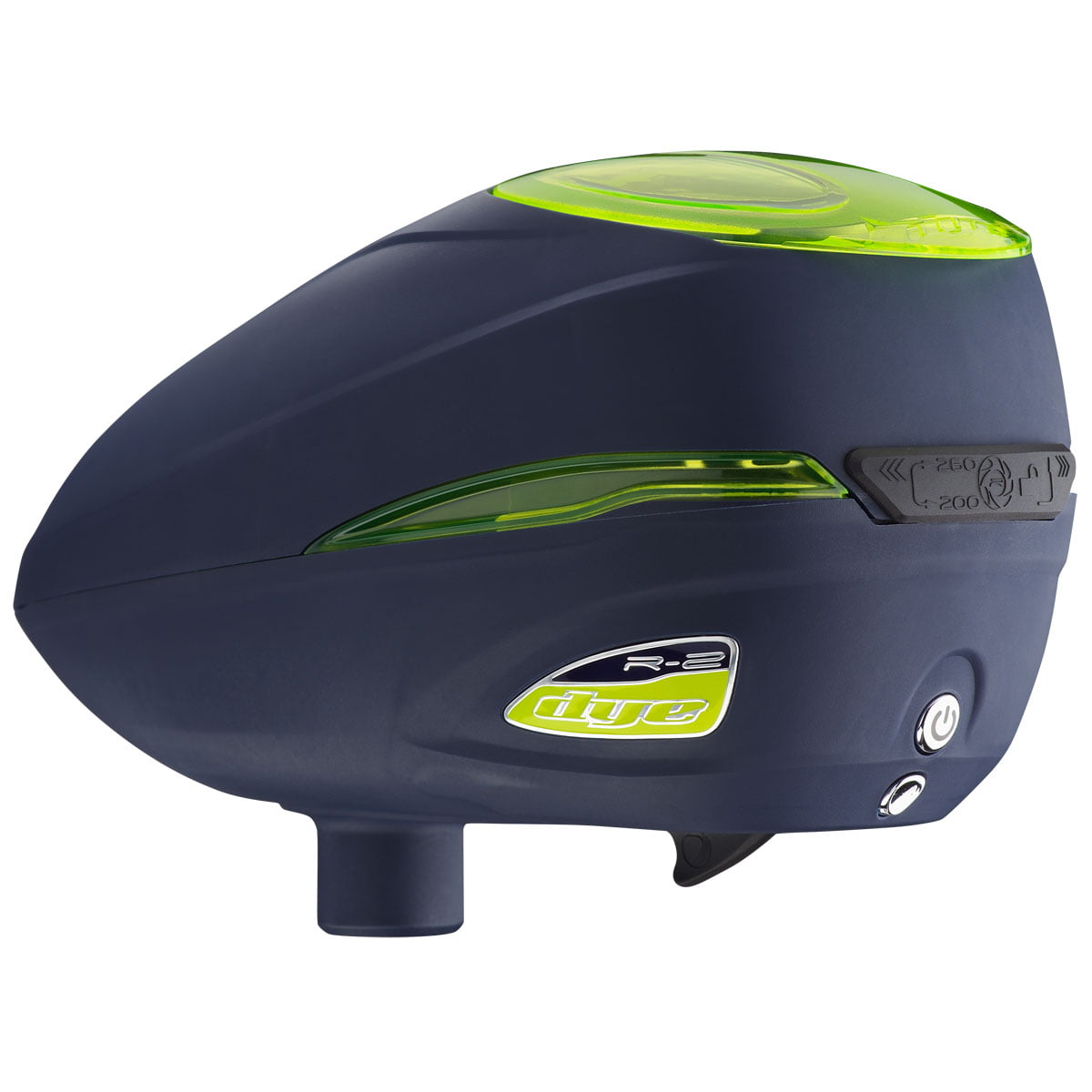 Dye Rotor r-2 Paintball Loader Navy/Lime Green