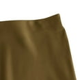 thumbnail image 4 of LEBONYARD Women's Skirt in Lightweight Material,Fall Fashion Women Casual Comfortable Solid Color High Waisted Skirt Army Green S, 4 of 7