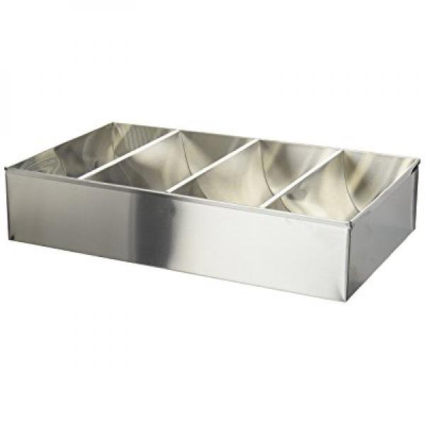 Winco SCB4 Cutlery Bin Stainless Steel