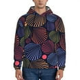 thumbnail image 2 of Bingfone Colorful Shells Men'S Drawstring Hoodie Long Sleeve Pocket Sweatshirts-Xx-Large, 2 of 9