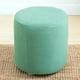 thumbnail image 5 of Fundas para otomanas superelásticas, fundas para otomanas redondas, fundas suaves y elásticas Verde claro, 5 of 9
