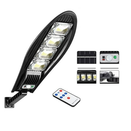 

Solar Lights 10000W Upgraded 168LED Solar Street Light Outdoor Waterproof LED For Garden Wall Adjustable Angle Solar Lamp Built-in 10000mAH -------- Super Bright & Energy Efficient
