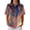 Gray, variant on Womens Polo Shirts Summer Waffle Vintage Texture Abstract Oil Painting Print Golf Polos Short Sleeve Button Down Collar Trendy Blouse Light Blue S