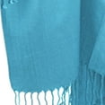 thumbnail image 3 of Silver Fever Nepal Solid Two Ply Warm Soft Pashmina Scarf Shawl Wrap, 3 of 5
