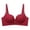 Wine., variant on HBGVBA Seamless Bras for Women V Neck Thin Strap Wireless Bra Solid Color Breathable T-shirt Bra