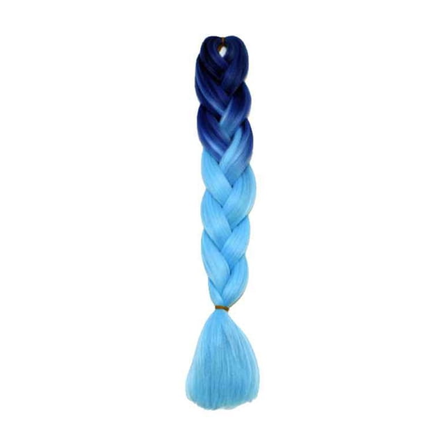 pitrice Gradient Color Women Braid Hair Large Braiding Hair Wigs High Temperature Fiber Synthetic Hair Extensions
