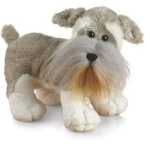 Webkinz - SCHNAUZER White and Grey Dog 8.5" Plush (NO Webkinz Code)