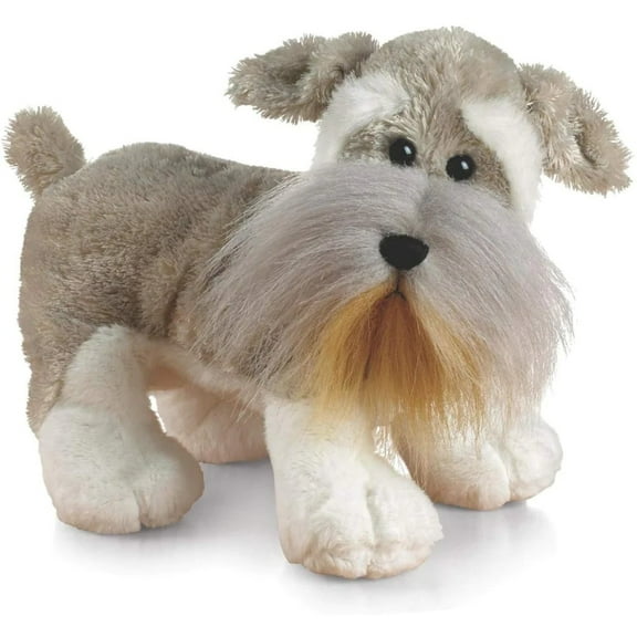 Webkinz - SCHNAUZER White and Grey Dog 8.5" Plush (NO Webkinz Code)