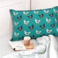 thumbnail image 4 of Balery Funny Chicken Funda de Cojín Estampada, Regalos para Mujeres, Regalos de Amor para Ella, Regalos para Novia o Esposa, Funda de Almohada-16"x24", 4 of 6