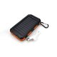 thumbnail image 5 of Banco De Energía Solar Batería De Polímero De Litio Cargador Portátil 2.1A 2 Puertos Usb Paquete De Batería De Ahorro De Energía De Alta Velocidad Con Función De Brújula De Linterna Led Dual 8000Mah Moyic EL014339-01, 5 of 5