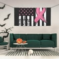 thumbnail image 2 of Salouo Ribbon Breast Cancer Awareness Pattern Holiday Banner Outside Party Decoration Banner (1PC) Festival Supplies Fit for Birthday Parties & Celebrations & Chrismas-Small, 2 of 8