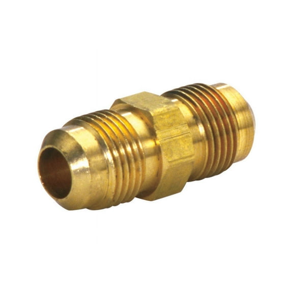 JMF  3/8 in. Flare   x 1/4 in. Dia. Flare  Brass  Union