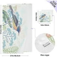 thumbnail image 2 of Coolnut Beautiful Bird Bath Towels with 1 Washcloth, 27"x54" + 12"x12"100% Cotton Bathroom Towels Set, Ultra Absorbent and Super Soft Bath Towel for Hotel, Home, 2 of 6