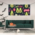 thumbnail image 2 of Picia Avocado Love Pattern Party Banner, Festive Decoration, Holiday Banner, Celebration Decor, Event Banner, Reusable Party Banner-Small, 2 of 8