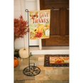 thumbnail image 2 of Evergreen Flag Suede Give Thanks Garden Flag, 2 of 2