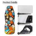 thumbnail image 3 of CHAQLIN Stretch Front Seat Covers for Auto Polyester Fabric Stretchy Fit Front Car Seat Cover Set, Colorful, 3 of 8