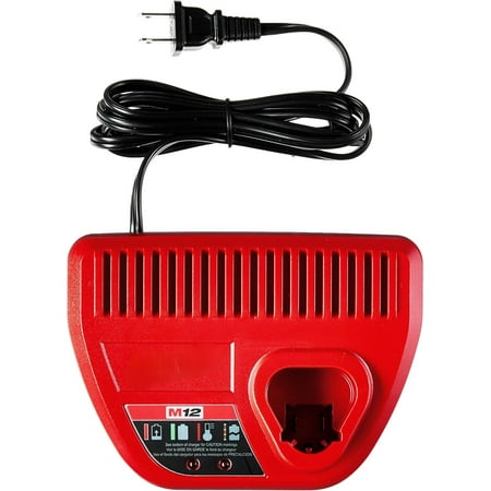 

ZNGYXN Milwaukee Genuine OEM 48-59-2401 M12 Lithium Ion 12 Volt Battery Charger w/LED Indicating Red