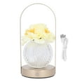 thumbnail image 2 of Lámpara de Flores LED, Lámpara de escritorio de flores recargable Atenuando Flores Realistas de Flores Decorativas Control Para Dormitorio, 2 of 7