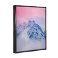 thumbnail image 4 of Stupell Industries Foggy Mountain Pink Sky Landscape Photography Black Floater Framed Canvas Art Print Wall Art, 17 x 21, 4 of 10