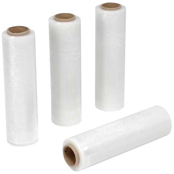 65 Gauge Hybrid Stretch Wrap 18" x 1500', Lot of 4
