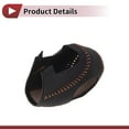 thumbnail image 4 of Cubierta de pomo de cambio de marcha antideslizante Unique Bargains para automóvil, protector de manija de cambio para Buick Envision 2015-2020, cuero sintético negro y marrón, 4 of 6