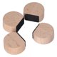 thumbnail image 1 of Topes de Piso Silenciosos Antideslizantes 4 Piezas ANGGREK, 1 of 7