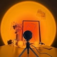 thumbnail image 1 of duomi-Sunset Lamp, Sunset Projection Lamp,LED Floor Lamps, 180 Degree Rotation Rainbow Projector Lamp Romantic Visual LED Projector Night Light, for Party Bedroom Sunset Decoration Sunset Red (Orange, 1 of 4