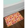 thumbnail image 2 of Aster Bath Mat, Spring Revival Flourishing Vibrant Blooms Romantic Seasonal Bouquets Herbs Motif, Plush Bathroom Decor Mat with Non Slip Backing, 29.5" X 17.5", Multicolor, by Ambesonne, 2 of 2