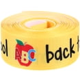 thumbnail image 1 of MOVTOTOP 1 Roll Back to School Ribbons Back to School Themed Ribbon Wrapping Ribbon for Teacher Appreciation Gift, 1 of 5