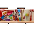 thumbnail image 2 of Bamboo Drawer Dividers Kitchen Organizer - Set of 4 - Natural, 2 of 5